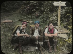 Three Musketeers -Female Hikers of the Long Trail in 1927