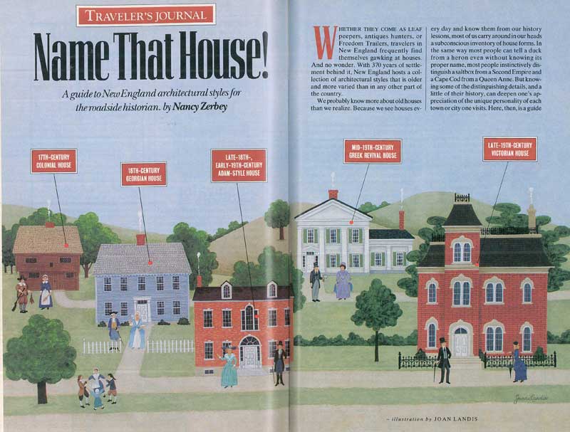 “Name That House!” was originally published in Yankee Magazine in June, 1997.